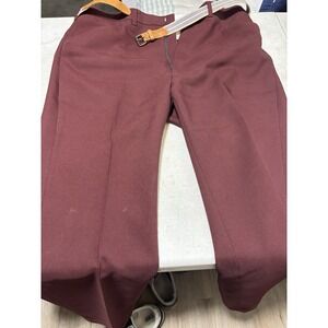 Haggar Magic-Stretch Slacks Pants, Made in USA, Men's, 38X32, Vintage W/belt